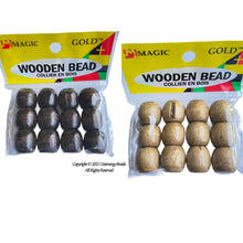 Load image into Gallery viewer, Magic Gold Wooden Bead (L) dz
