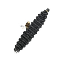 Load image into Gallery viewer, Deep Twist Crochet Braid Hair 22&quot; Synthetic Ombre Crochet Hair Extension deep wave
