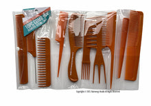 Load image into Gallery viewer, Magic 10 Piece Professional Comb Set Perfect for styling hair, hair style, hair stylist, long hair, short hair, for all hair lengths
