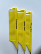 Load image into Gallery viewer, 1 piece Braids Precision Parting comb stainless steel Pintail  Rat tail comb hair salon home supplies
