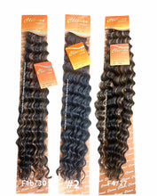 Load image into Gallery viewer, CLIMAX Natural Deep Wave Braid 22” inches Crochet Hair

