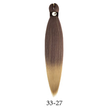 Load image into Gallery viewer, Hairnergy Braids Pre-Stretched 56'' Braiding Hair Extensions Ombre (color 33/27)
