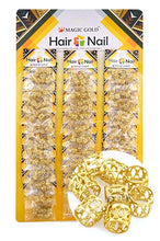 Load image into Gallery viewer, Gold and silver Hair &amp; Nail Ring Pin - Braids Accessories Ring
