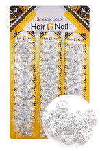 Load image into Gallery viewer, Gold and silver Hair &amp; Nail Ring Pin - Braids Accessories Ring
