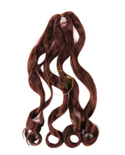 Load image into Gallery viewer, French curl silky extensions bundles loose wavy curls ombre synthetic braiding hair
